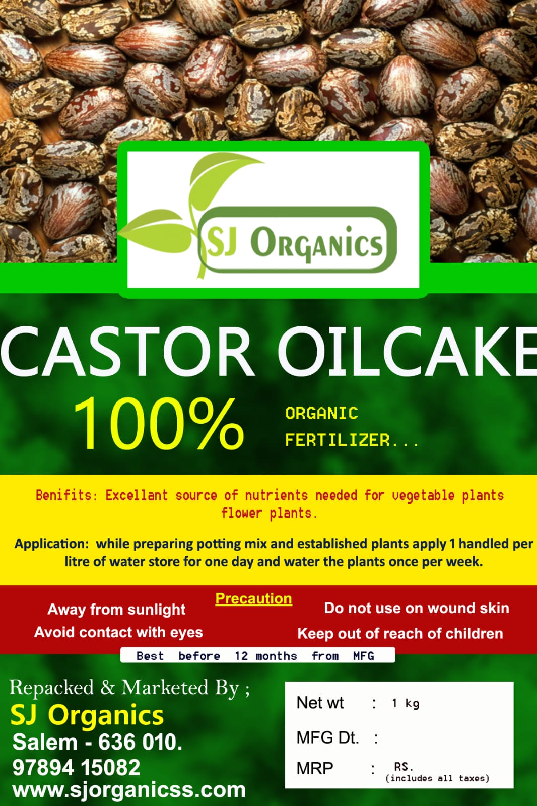 Rudra Castor Oil cake Powder soil manure (2.2 KG) Fertilizer Price in India  - Buy Rudra Castor Oil cake Powder soil manure (2.2 KG) Fertilizer online  at Flipkart.com